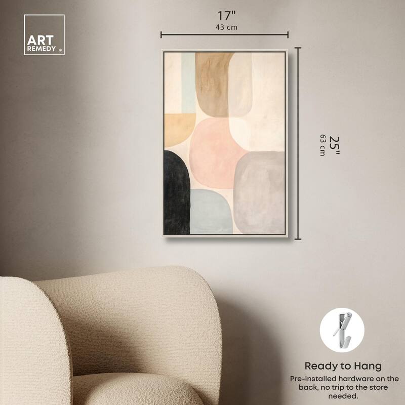 Soft Cubism II Canvas by Art Remedy