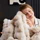 preview thumbnail 19 of 34, Wonderful Luxurious Imitation Fur Comforter Set Tie-Dye Fluffy Bubble