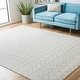 preview thumbnail 9 of 18, SAFAVIEH Tulum Lelya Moroccan Boho Tribal Rug - Ivory/Grey - 5' Round