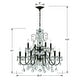 preview thumbnail 5 of 3, Butler 12 Light Clear Crystal English Bronze Chandelier - 29'' W x 29'' H