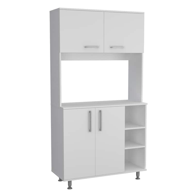 Pantry Cabinet for Kitchen, Dining Room,Living Room, White