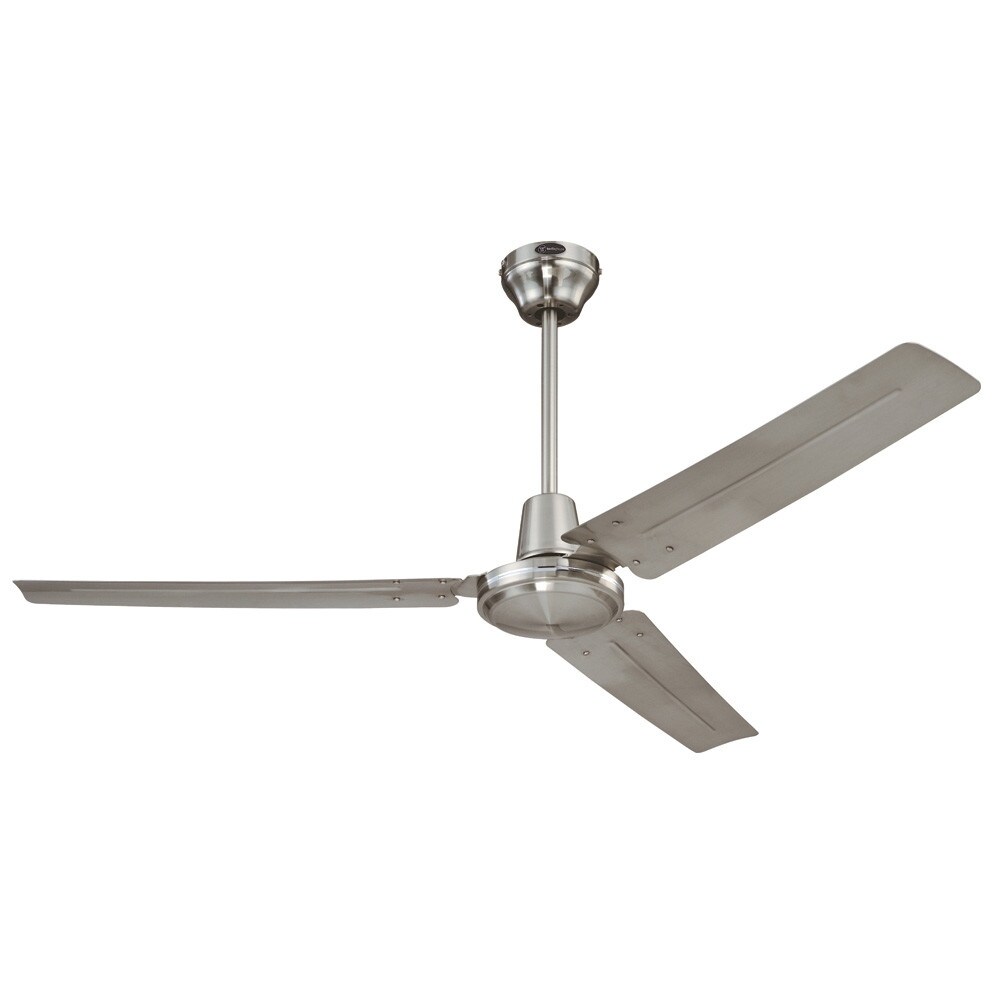 Westinghouse 7861400 Industrial 56 3 Blade Industrial Indoor Ceiling Fan With Blades And Down Rod Included