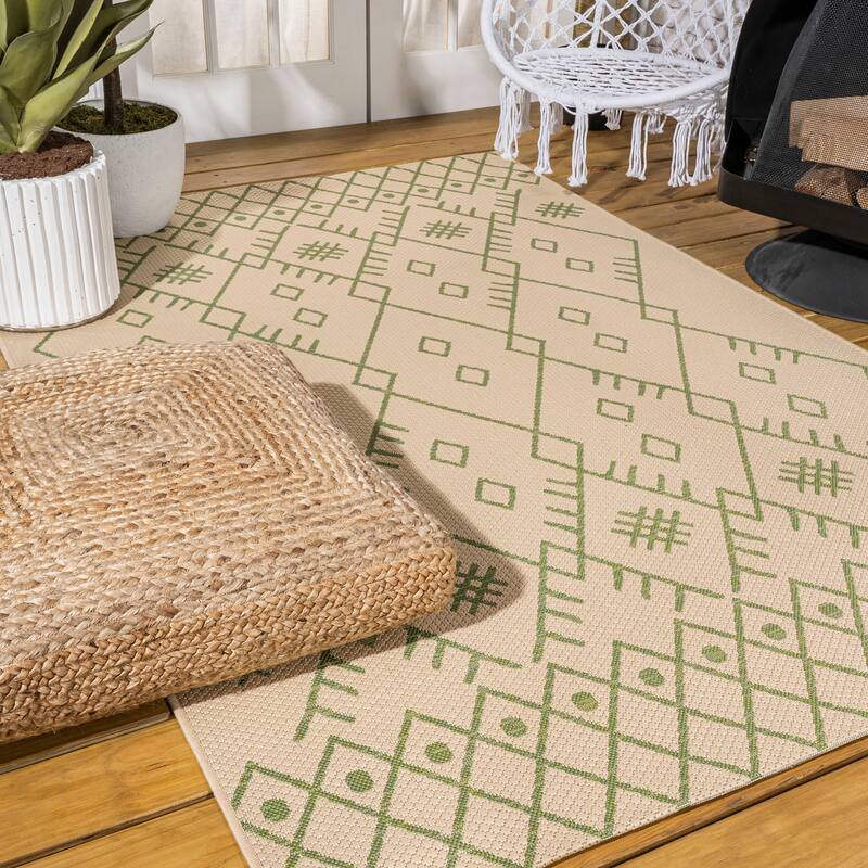 JONATHAN Y Zolak Moroccan Indoor/Outdoor Area Rug