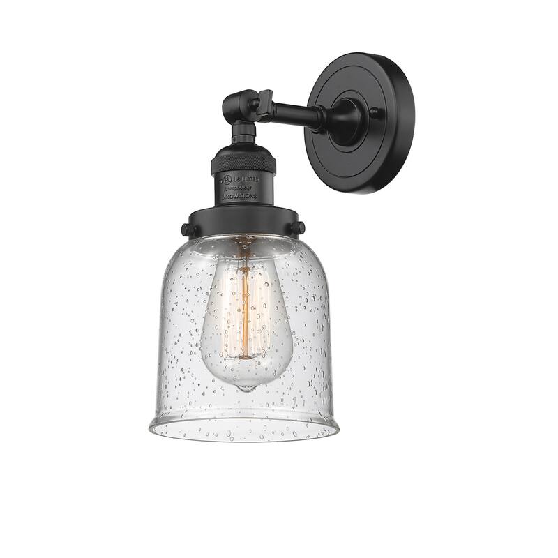 Innovations Lighting Small Bell Single Light 10" Tall Bathroom Sconce
