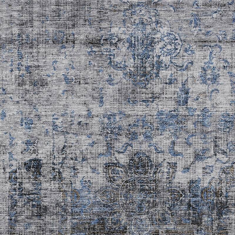 HomeRoots Floral Traditional Rectangle Outdoor Rug