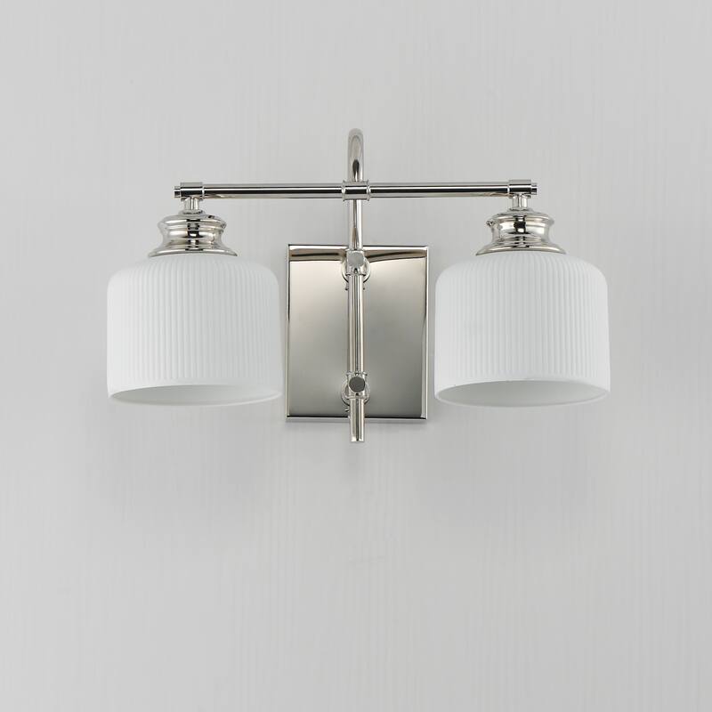Maxim 21492WT Bisque 2 Light 10" Tall Wall Sconce