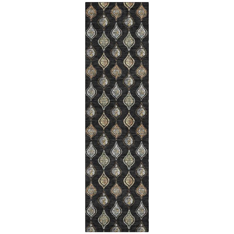 Machine Washable Indoor/ Outdoor Casual Greenwood Chantille Rug