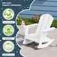 preview thumbnail 37 of 73, Laguna Kids Outdoor Poly Adirondack Rocking Chair with Cup Holder (Set of 2)