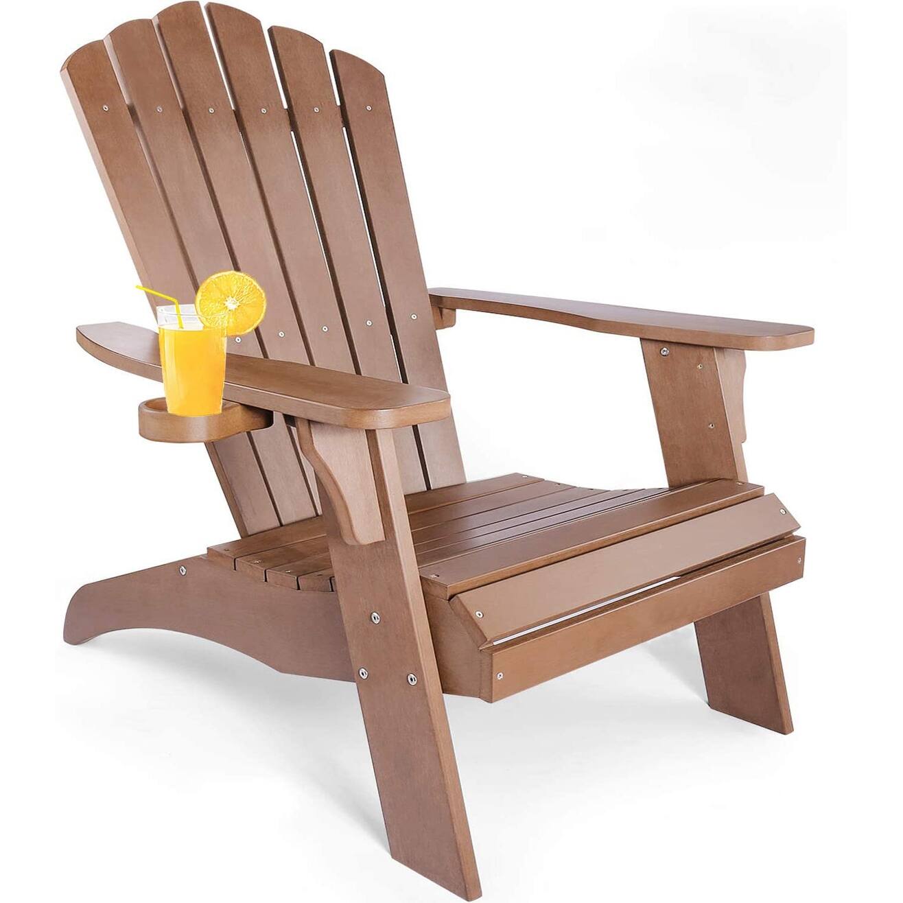 Adirondack Chair Polystyrene, Weather Resistant & Durable Fire Pits Chair for Lawn and