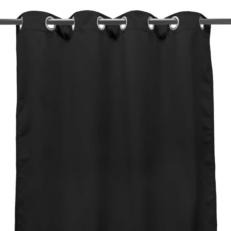 54" x 84" Solid Grommet Semi-Sheer Outdoor Curtain Panel - 54X84