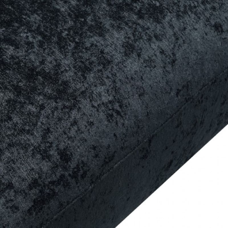 Oliver Accent Chair with Round Back Sloped Arms, Soft Black Chenille