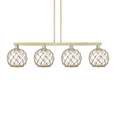 Innovations Lighting 716-4I-13-53 Farmhouse Rope Linear Farmhouse Rope