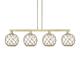 Option Antique Brass / Clear with Brown Rope