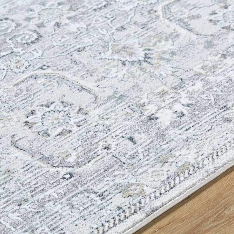 Livabliss Lorenz Traditional Medallion Area Rug