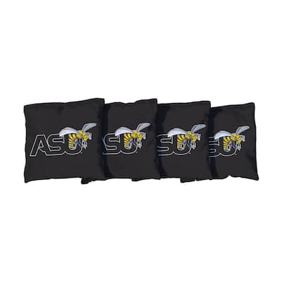Alabama State University ASU Hornets Black Cornhole Bags