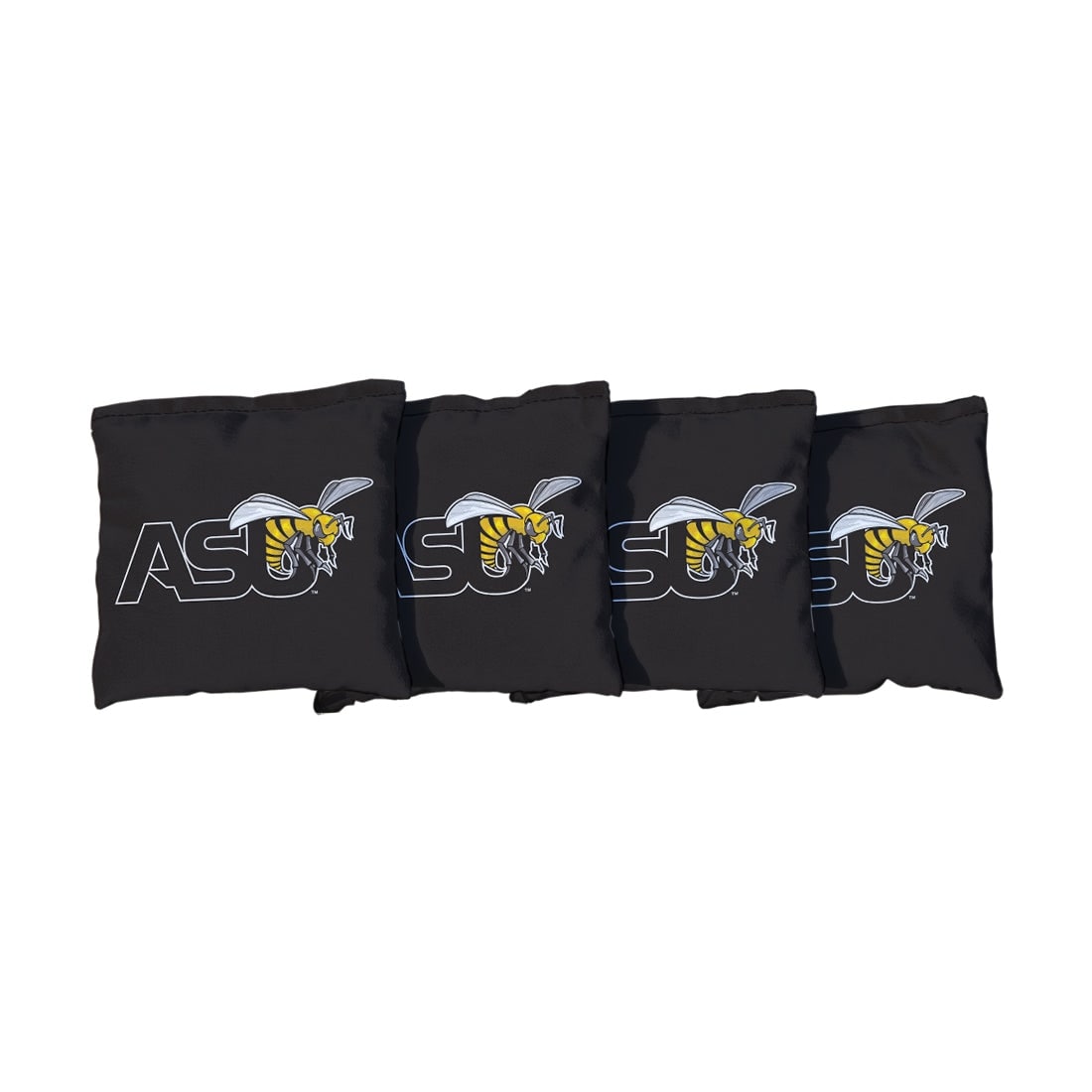 Alabama State University ASU Hornets Black Cornhole Bags