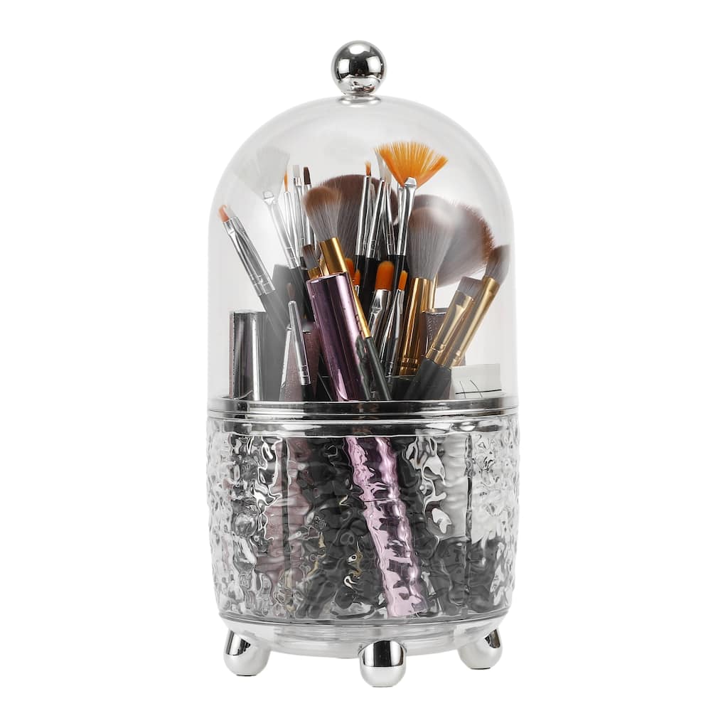 Makeup Brush Holder 360 Rotating Makeup Organizer for Vanity Desktop - 9.65"x4.92"