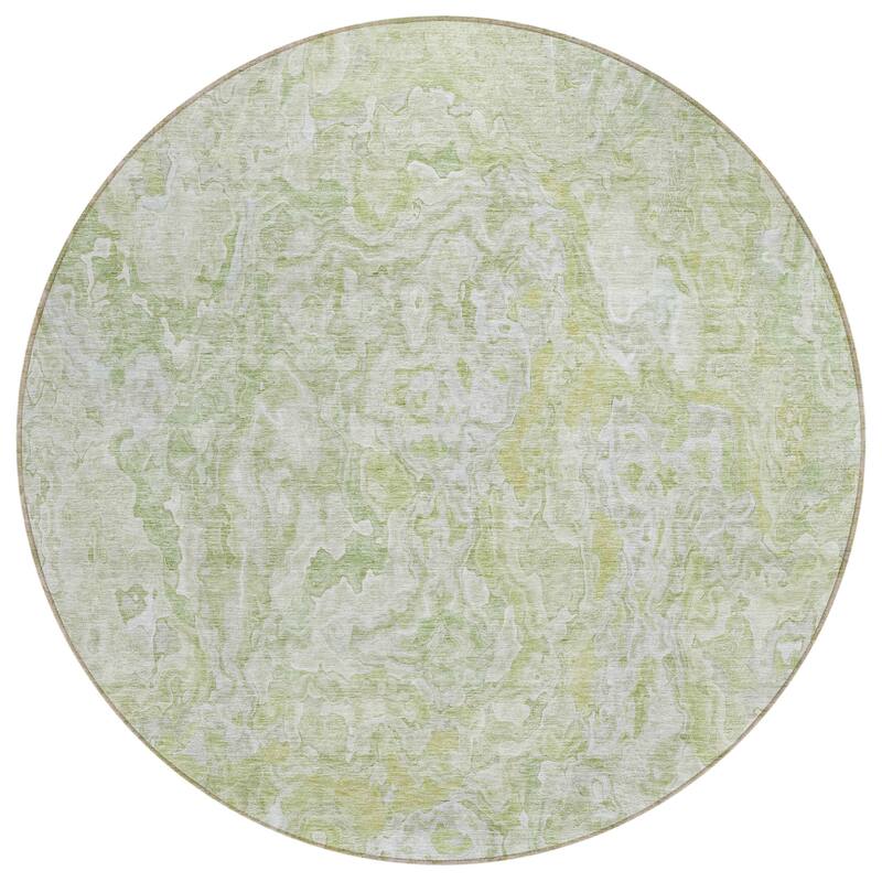 Machine Washable Indoor/ Outdoor Chantille Abstract Modern Rug