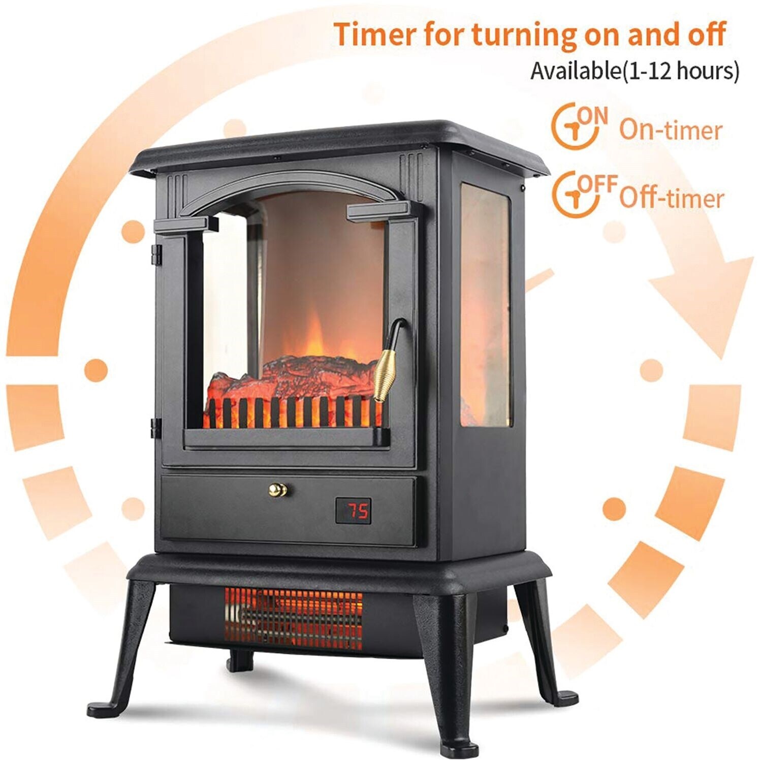 Lifesmart 3 Sided Infrared Stove Heater - Bed Bath u0026 Beyond - 32302474
