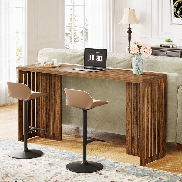 Bar Height Table 63 Long Bar Table, Counter , High Top Table