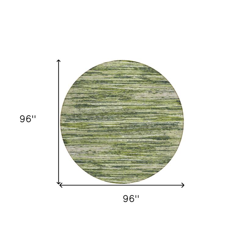 HomeRoots Striped Transitional Rectangle Outdoor Rug
