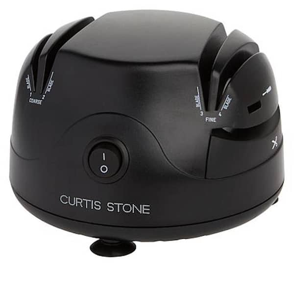 slide 2 of 2, Curtis Stone Electric Knife Sharpener Model Black