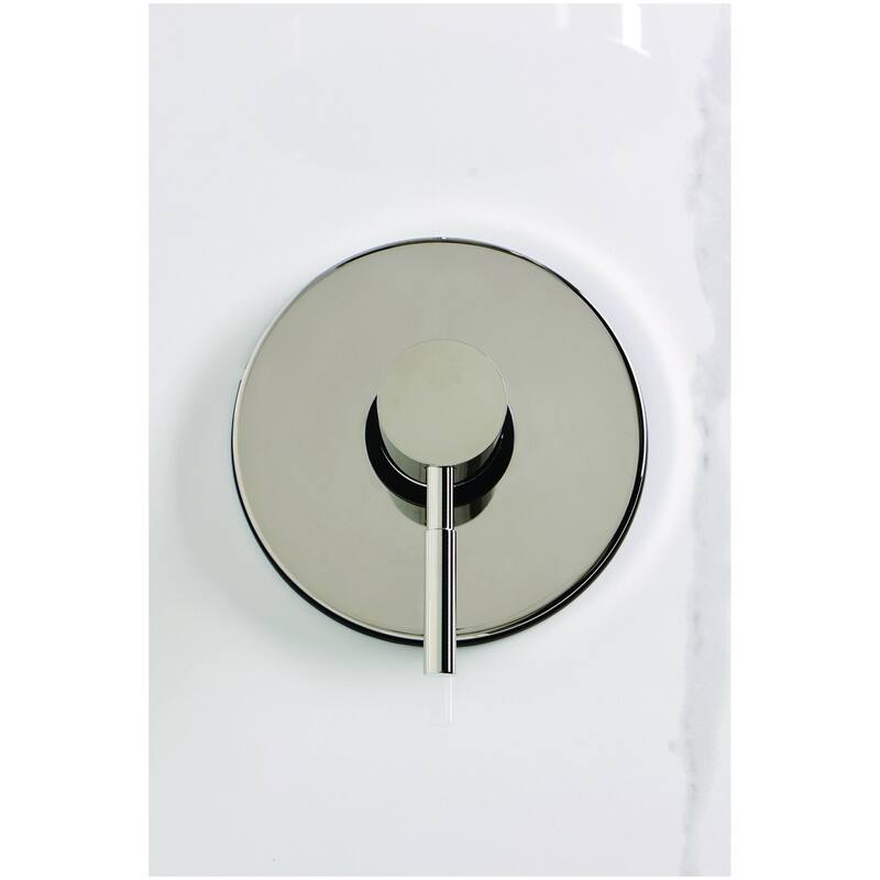 Kingston Brass KB633.DL Concord Tub and Shower Trim Package with 1.8