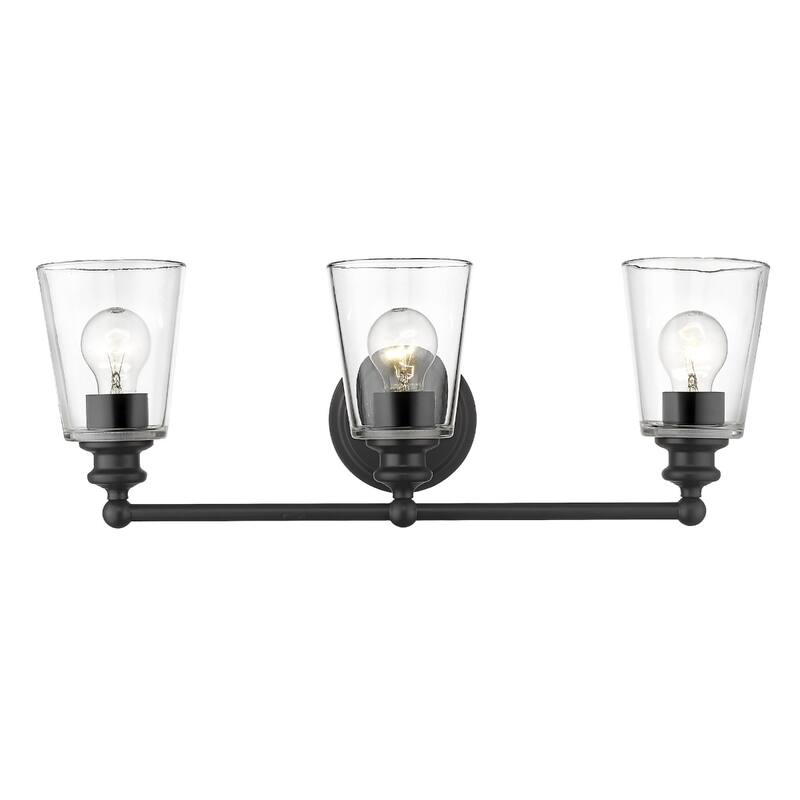 Modern Clear Glass Shade Wall Sconce with Swing Arm for Home Lighting
