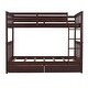preview thumbnail 11 of 16, Twin-over-Twin Classic Wooden Bunk Bed with Storage