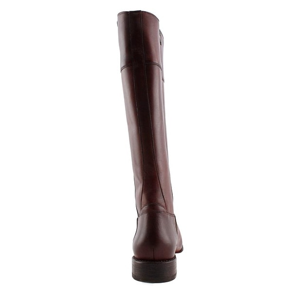 frye women's jayden button tall leather and suede riding boot