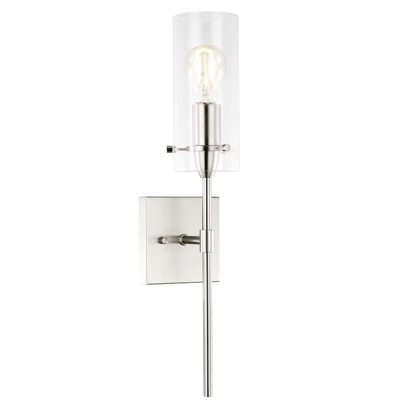 Light Society Montreal Clear Glass Wall Sconce
