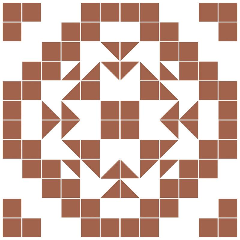 FloorPops Terracotta Matias Peel & Stick Floor Tiles