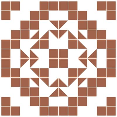 Terracotta Matias Peel & Stick Floor Tiles