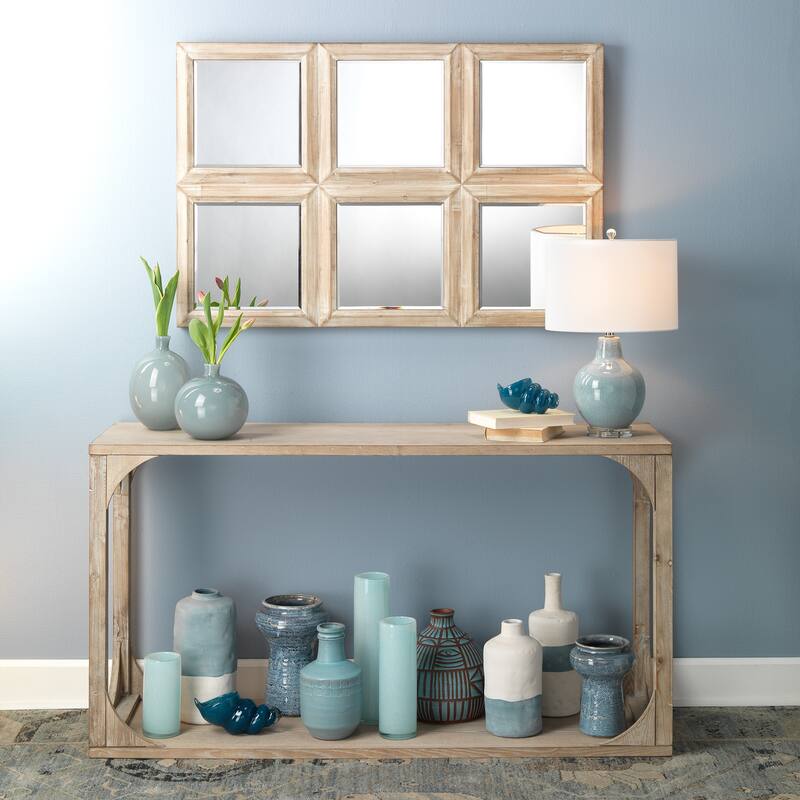Alden Décor Jordyn Wood Console Table