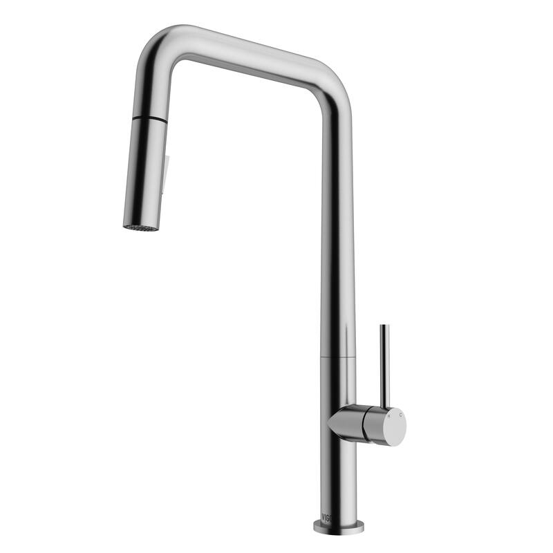 VIGO Parsons 18" H Single Handle Pull-Down Sprayer Kitchen Faucet