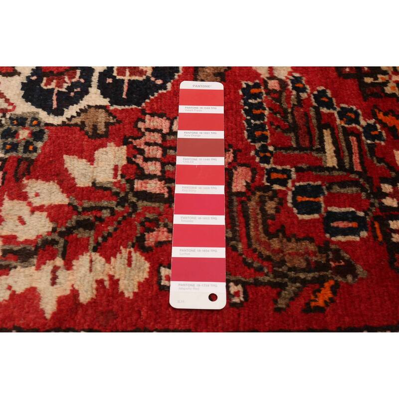 ECARPETGALLERY Hand-knotted Anadol Red Wool Rug - 4'3 x 9'11