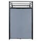 preview thumbnail 11 of 61, Loft Metal Bed with Desk,Shelves,Power Outlet,LED Light and Wardrobe