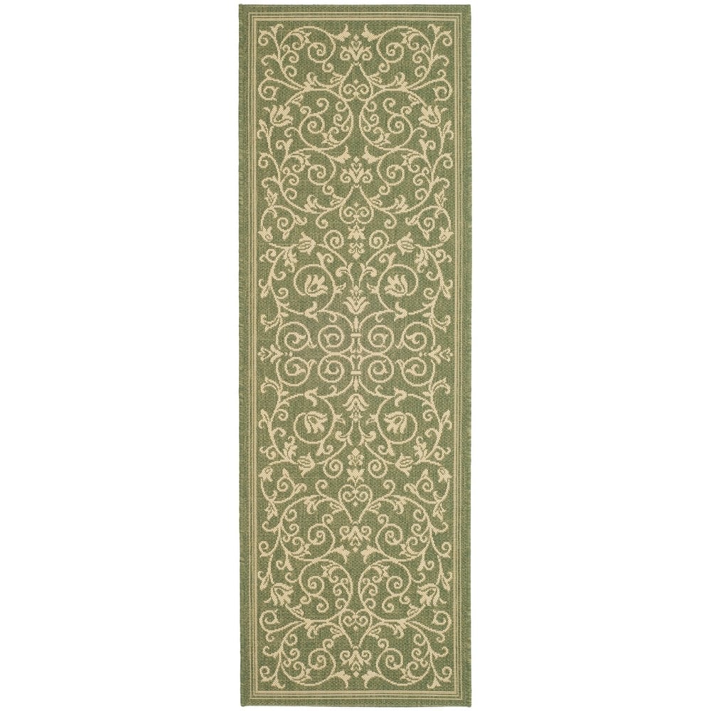 SAFAVIEH Courtyard Miljeta Indoor/ Outdoor Waterproof Patio Backyard Rug