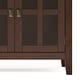 preview thumbnail 11 of 40, WYNDENHALL Stratford 60" Wide Solid Wood Transitional Large 4 Door Sideboard Buffet -  17"d x 60"w x 34"h