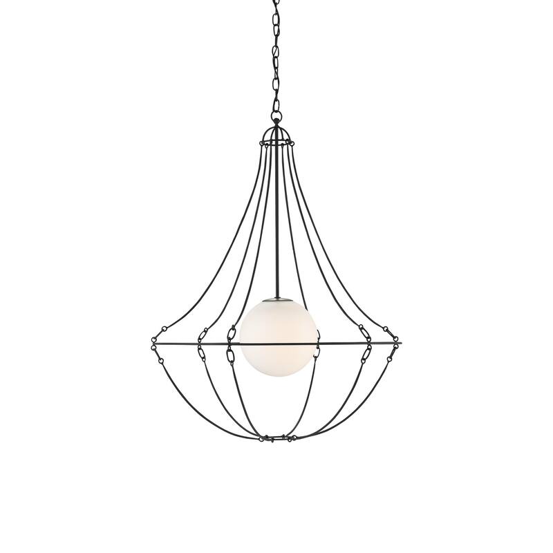 Currey & Company Stanleigh Bronze Pendant - 38"h x 28.5"dia