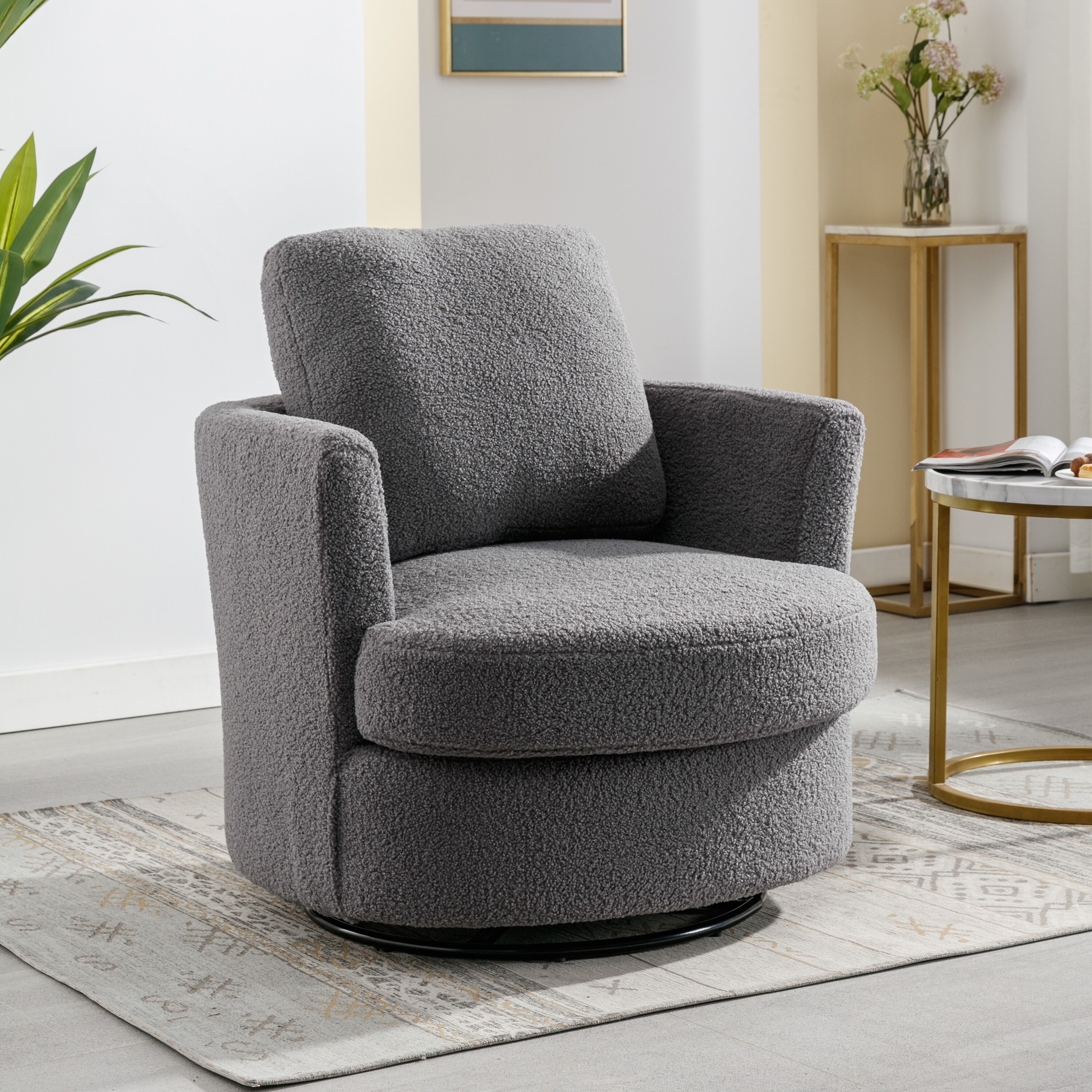 Glider discount barrel chair