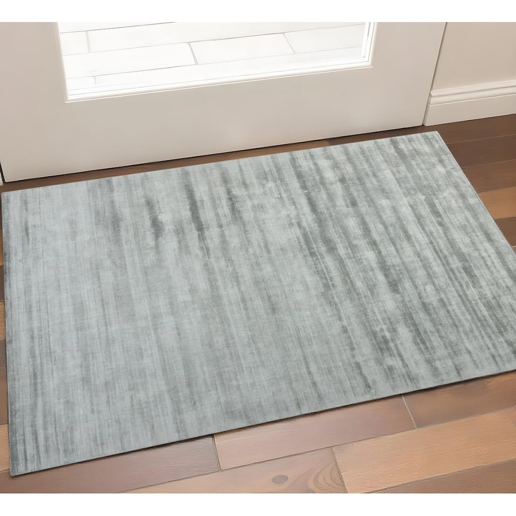 HomeRoots Abstract Transitional Rectangle Area Rug - 36.00 in. x 24.00 in. x 0.40 in.