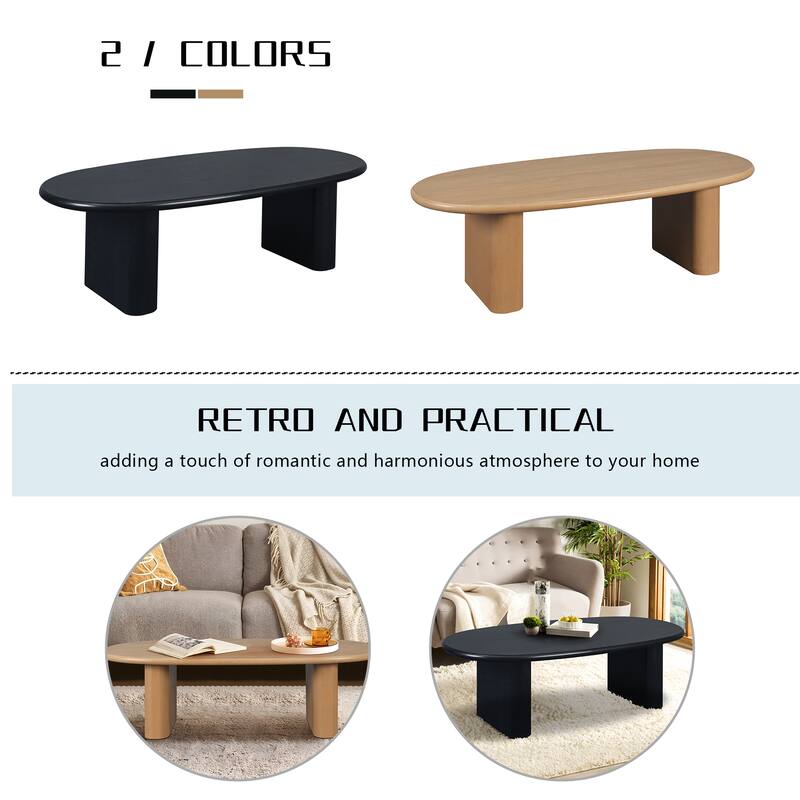 51inch Tapered Tabletop Coffee Table