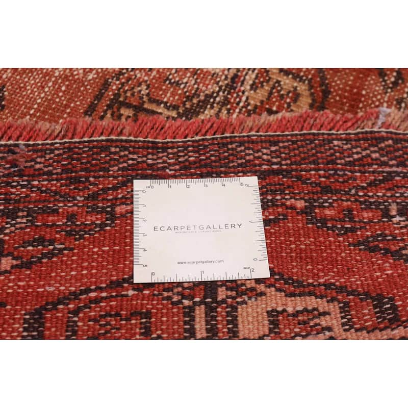 ECARPETGALLERY Hand-knotted Baluch Dark Copper Wool Rug - 4'3 x 7'10