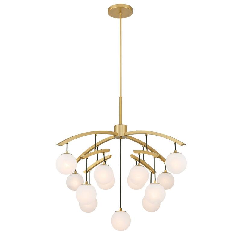 Minka Lavery 3748 Curven 13 Light 42" Wide Abstract Globe Chandelier