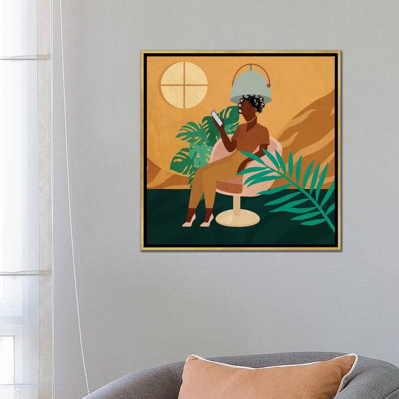 iCanvas "Salon No. 3" by Domonique Brown Framed Canvas Print