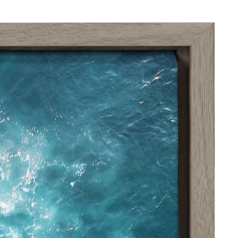 Kate and Laurel Sylvie La Jolla 7 Framed Canvas by Rachel Bolgov