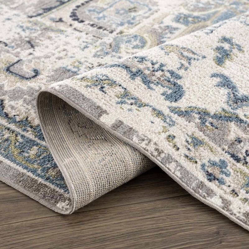 Hauteloom Cabacungan Hallway, Kitchen Machine Washable Runner Rug - Black, Taupe, Peach - 2'7" x 7'3"