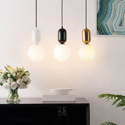 SAFAVIEH Amagiri 6-inch Pendant Light Set of 3 - 6 in. W x 6 in. D x 13-72 in. H