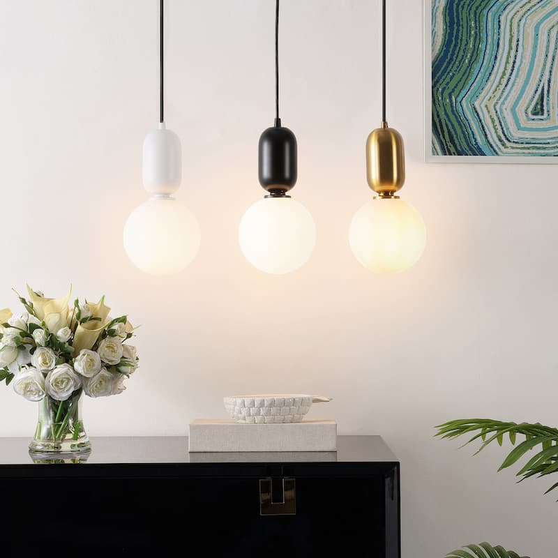 SAFAVIEH Kobie 6-inch Pendant Light Set Of 3 - 6 In. W x 6 In. D x 13-72 In. H - Assorted - 6Wx6Dx72H